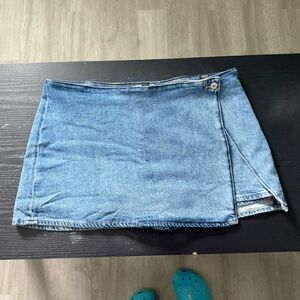 American Eagle Denim Mini Skort
